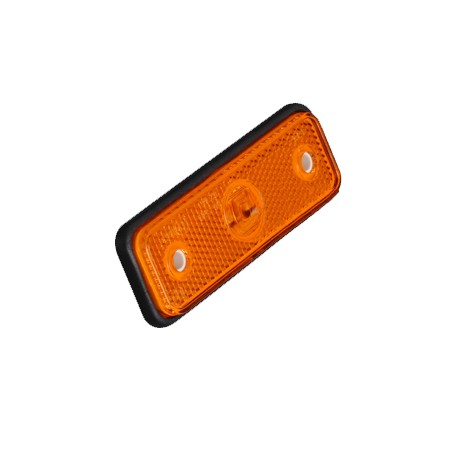 Bočné obrysové LED svetlo, 12-24V, oranžovej, obdĺžnik, ECE R91