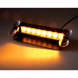 PREDATOR LED vnútorné, 8x3W, 12-24V, oranžový, 240mm