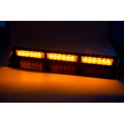 PREDATOR LED vnútorné, 18x3W, 12-24V, oranžový, 490mm, ECE R10