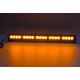 LED svetelná alej, 20x LED 3W, oranžová 580mm, ECE R10