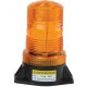 Zábleskový maják 12-24V, oranžový, ECE R10